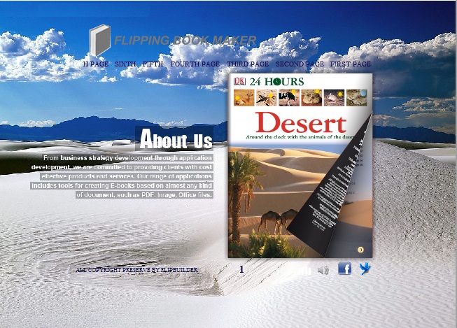 desert templates for Wise PDF to Flipbook Pro